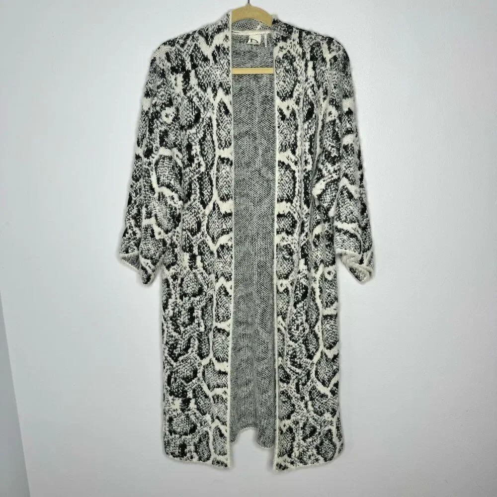 Anthropologie Akemi&kin snake print cardigan one size
